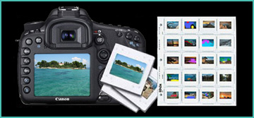 slides from your digital camera